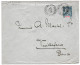 Enveloppe De Saigon - Port Du 30 Aout 1901 Pour Villafrans ( Doubs) - Brieven En Documenten