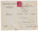 Enveloppe Des Messageries Fluviales De Cochinchine, De Chaudoc Du 02 Mars 1909 Pour Cavaco ( Corse) - Brieven En Documenten