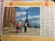 CALENDRIER ALMANACH DES POSTES  1961 / ARC DE TRIOMPHE / TOUR EIFFEL - Groot Formaat: 1961-70