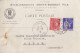Carte-Lettre "Ets Motte-Bossut" Obl. Roubaix Le 22/9/41 (Tarif Du 1/12/39) Sur N° 479 50c / 65 Paix + 30c Mercure - 1932-39 Paix