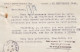 Carte-Lettre "Ets Motte-Bossut" Obl. Roubaix Le 22/9/41 (Tarif Du 1/12/39) Sur N° 479 50c / 65 Paix + 30c Mercure - 1932-39 Paix