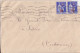 Lettre Obl. Krag Niort Gare Le 8/5/41 (Tarif Du 1/12/39) Sur N° 482 50c / 90 Paix X 2 - 1932-39 Paix