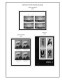 US 2016-2020 PLATE BLOCKS STAMP ALBUM PAGES (50 B&w Illustrated Pages) - English