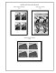 Delcampe - US 2016-2020 PLATE BLOCKS STAMP ALBUM PAGES (50 B&w Illustrated Pages) - Inglés