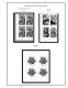 Delcampe - US 2016-2020 PLATE BLOCKS STAMP ALBUM PAGES (50 B&w Illustrated Pages) - Inglés