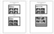 Delcampe - US 2011-2015 PLATE BLOCKS STAMP ALBUM PAGES (56 B&w Illustrated Pages) - Englisch