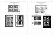 Delcampe - US 2000-2005 PLATE BLOCKS STAMP ALBUM PAGES (68 B&w Illustrated Pages) - Engels