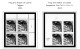 Delcampe - US 2000-2005 PLATE BLOCKS STAMP ALBUM PAGES (68 B&w Illustrated Pages) - Inglese