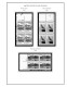 US 1990-1999 PLATE BLOCKS STAMP ALBUM PAGES (119 B&w Illustrated Pages) - English