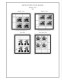 Delcampe - US 1990-1999 PLATE BLOCKS STAMP ALBUM PAGES (119 B&w Illustrated Pages) - English