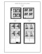 Delcampe - US 1980-1989 PLATE BLOCKS STAMP ALBUM PAGES (104 B&w Illustrated Pages) - Anglais