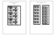 Delcampe - US 1970-1979 PLATE BLOCKS STAMP ALBUM PAGES (112 B&w Illustrated Pages) - Engels