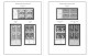 Delcampe - US 1960-1969 PLATE BLOCKS STAMP ALBUM PAGES (68 B&w Illustrated Pages) - Inglés