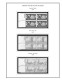 Delcampe - US 1950-1959 PLATE BLOCKS STAMP ALBUM PAGES (50 B&w Illustrated Pages) - Engels