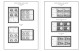 Delcampe - US 1950-1959 PLATE BLOCKS STAMP ALBUM PAGES (50 B&w Illustrated Pages) - Engels