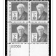 Delcampe - US 1940-1949 PLATE BLOCKS STAMP ALBUM PAGES (45 B&w Illustrated Pages) - Engels