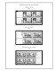 Delcampe - US 1940-1949 PLATE BLOCKS STAMP ALBUM PAGES (45 B&w Illustrated Pages) - Engels