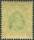 Great Britain-ENGLAND,Hong Kong,1907 King Edward Vll,12C Violet/green, Yellow Paper,Mint - Gum - Unused Stamps