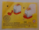 KINDER SURPRISE 2003 Deutch :           BPZ : 610865 - Instructions