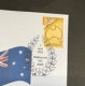 (4 P 7) Formula One - 2023 Australia Grand Prix - Winner Max Verstappen (2 April 2023) With Map Of Australia Stamp - Sonstige & Ohne Zuordnung