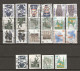 Allemagne Fédérale 1975/99 - 5 Séries Courantes Complètes - 165° - Châteaux, Industries, Curiosités, Femmes, Accidents - Vrac (max 999 Timbres)