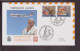 Vatican, Enveloppe Avec Cachet " Retour Du Pape Jean-Paul II " Voyage En Pologne Du 1 Juin 1991 - Máquinas Franqueo (EMA)