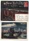 New York City USA Dépliant Postal Souvenir Folder 20 Vues By Night 1927 Timbre Washington Rouge 2 Cents Bon état - Manhattan