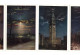 New York City USA Dépliant Postal Souvenir Folder 20 Vues By Night 1927 Timbre Washington Rouge 2 Cents Bon état - Manhattan