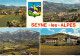 CPSM  ±1970 - SEYNE-LES-ALPES - Blason - Vue Générale - Le Bas De La Seyne- Maison Familiale - Éd. DES ALPES - Other & Unclassified