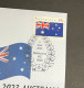 (4 P 12) Formula One - 2023 Australia Grand Prix - Winner Max Verstappen (2 April 2023) With OZ Map Stamp Melbourne P/m - Other & Unclassified