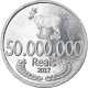 Monnaie, CABINDA, 50 Millions De Reais, 2017, SPL, Aluminium - Angola