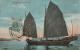 CHINE - Chinese Junk - Hongkong - Carte Postale Ancienne - Cina (Hong Kong)