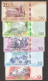 Full Set 5 Pcs Lesotho 10 20 50 100 200 Maloti 2021 UNC - Lesoto