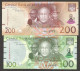 Full Set 5 Pcs Lesotho 10 20 50 100 200 Maloti 2021 UNC - Lesoto