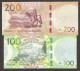 Full Set 5 Pcs Lesotho 10 20 50 100 200 Maloti 2021 UNC - Lesoto