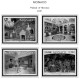 MONACO 1855-2010 + 2011-2020 STAMP ALBUM PAGES (409 B&w Illustrated Pages) - Englisch