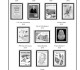 Delcampe - MONACO 1855-2010 + 2011-2020 STAMP ALBUM PAGES (409 B&w Illustrated Pages) - Englisch