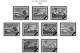 Delcampe - LUXEMBOURG 1852-2010 + 2011-2020 STAMP ALBUM PAGES (244 B&w Illustrated Pages) - Inglese