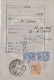 Italy 1946 - Italian Fiscal Revenue Stamps On A Visa On A Passport Page - Revenue Stamps