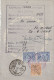 Italy 1946 - Italian Fiscal Revenue Stamps On A Visa On A Passport Page - Fiscaux