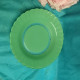 Lot D'assiettes Plate Vintage Vert Clair + 1 A Soupe Vert Fonce - Piatti