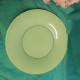 Delcampe - Lot D'assiettes Plate Vintage Vert Clair + 1 A Soupe Vert Fonce - Piatti