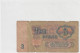 RUSSIE  .  1961  . 3 RUBLES  ..  N° ER 7397934  .  2 SCANES - Russie