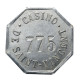 [NC] Casinò De SAINT VINCENT (AOSTA) - CHIP / FICHE / TOKEN VALORE 5 - Alluminio (nc8558) - Casino