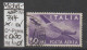 1945 - ITALIEN - SM (Flugpost) "Flugzeug Caproni.." 50 L Violett - O  Gestempelt - S.Scan (it 714Ao 01-04) - Luftpost