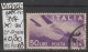 1945 - ITALIEN - SM (Flugpost) "Flugzeug Caproni.." 50 L Violett - O  Gestempelt - S.Scan (it 714Ao 01-04) - Luftpost