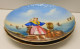 Delcampe - -2 ASSIETTES PORCELAINE HAVILAND SOUVENIR LES SABLES D'OLONNE PECHEUR PECHEUSE    E - Limoges (FRA)