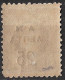 GREECE1900 Small Hermes Head Overprinted 25 L / 40 L Violet Perforated Vl. 170 MH - Unused Stamps