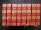 Collection De 8 Volumes Reliés Or Et Rouge Des Editions Rombaldi Circa 70 - Wholesale, Bulk Lots