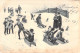ENFANTS - Illustration Signée TERELLO - Partie De Glisse Sur La Neige Fraiche - Carte Postale Ancienne - Humorvolle Karten